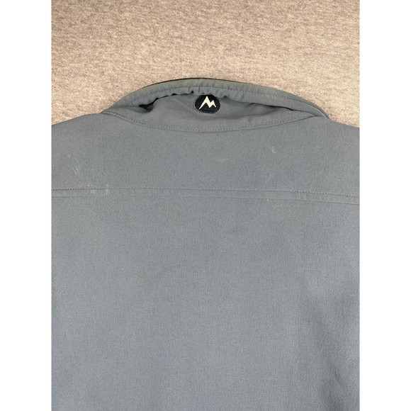 Marmot Gravity Softshell Jacket Black Fleece Lined Full Zip Outdoors Mens L - Picture 9 of 13